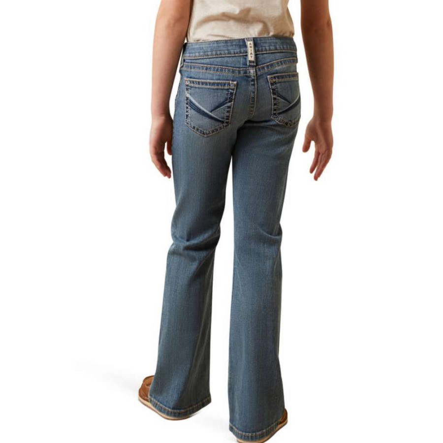 Kids Jeans * | Ariat Girls R.E.A.L. Leila Boot Cut Jeans 10043206