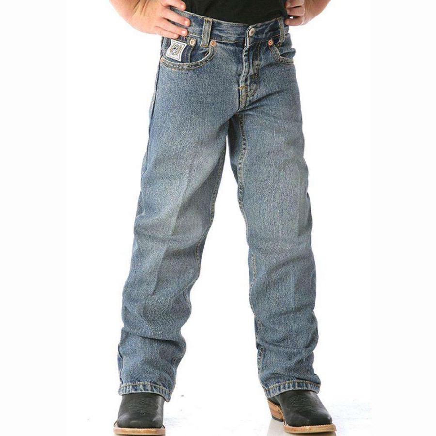 Kids Jeans * | Cinch Boys White Label Relaxed Fit Jeans (Sizes 8 18) Mb12882001-Ind