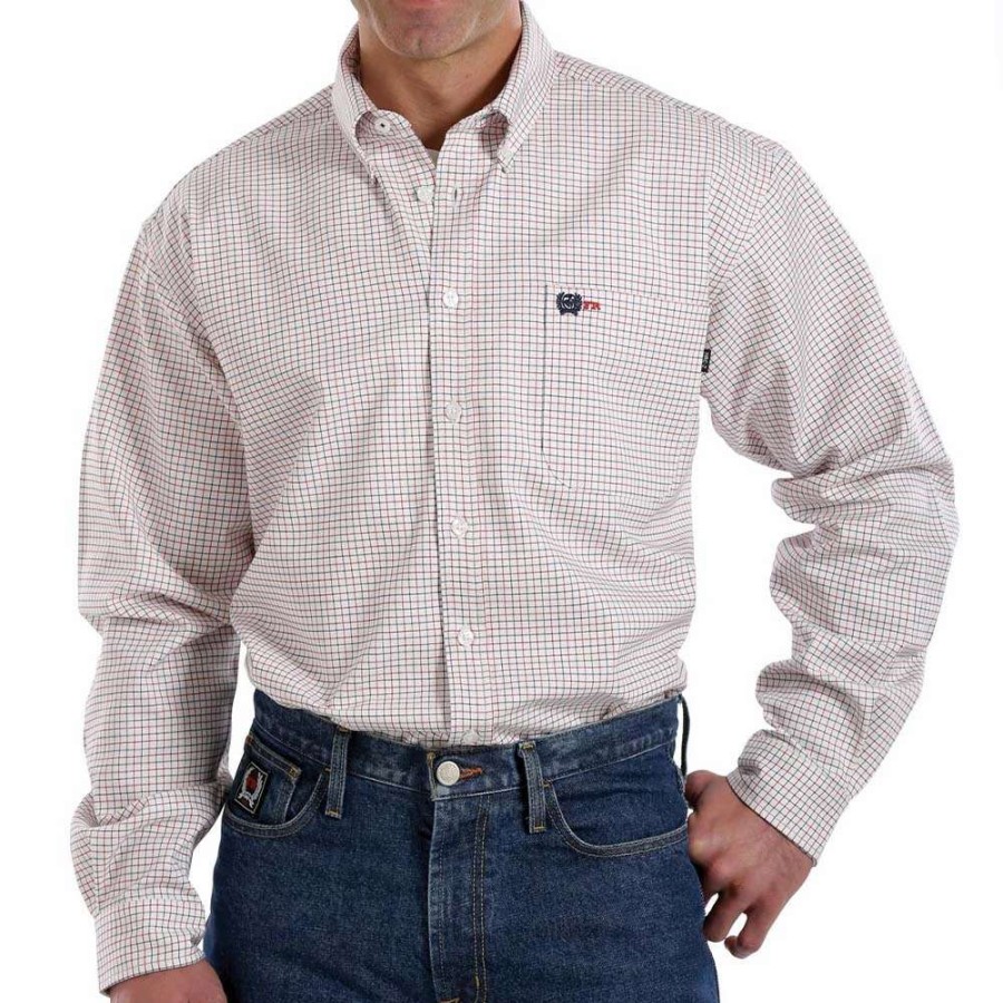 Fr/Work * | Cinch Mens Fr Wrx Shirt Mlw3001002-Wht