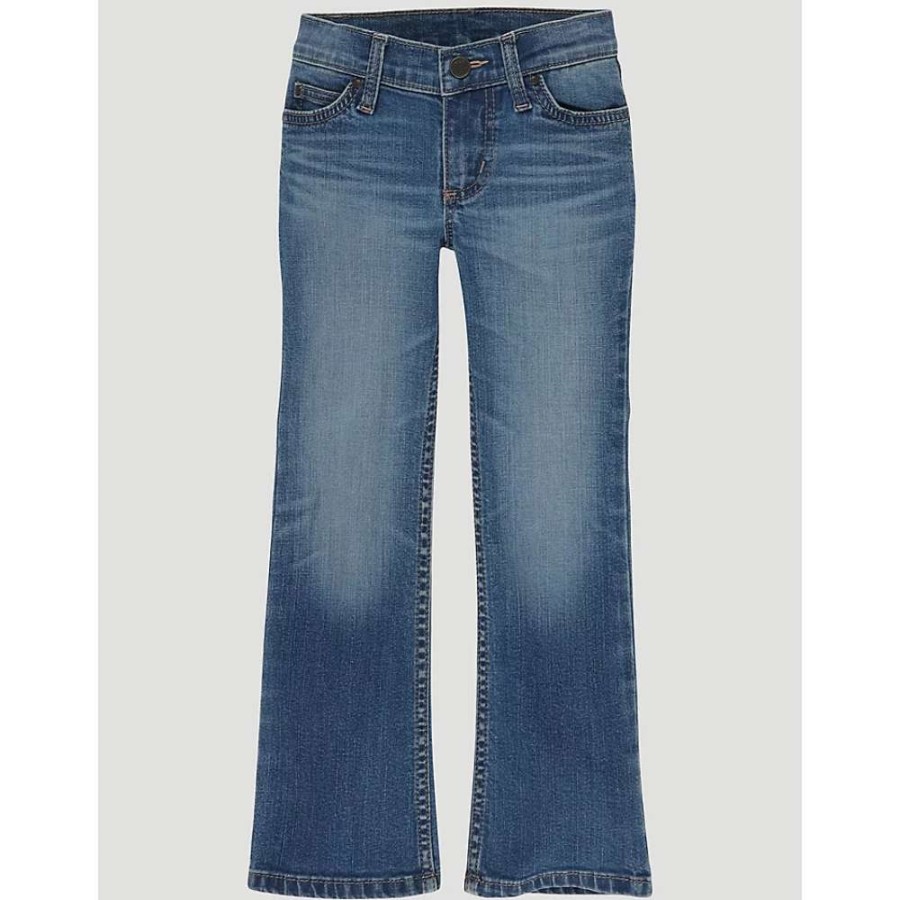 Kids Jeans * | Wrangler Girls Bootcut Jeans (4-18) 112330386