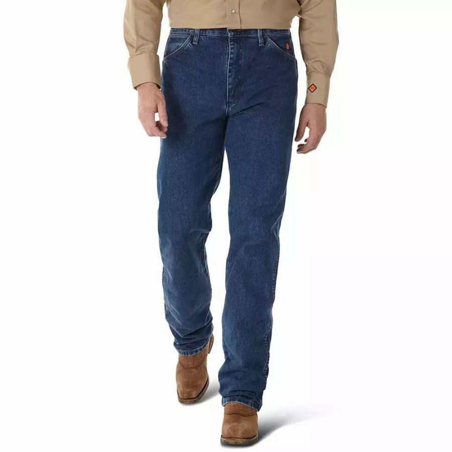 Fr/Work * | Wrangler Mens Fr Original Fit Jeans In Stonewash 10Fr13Mms