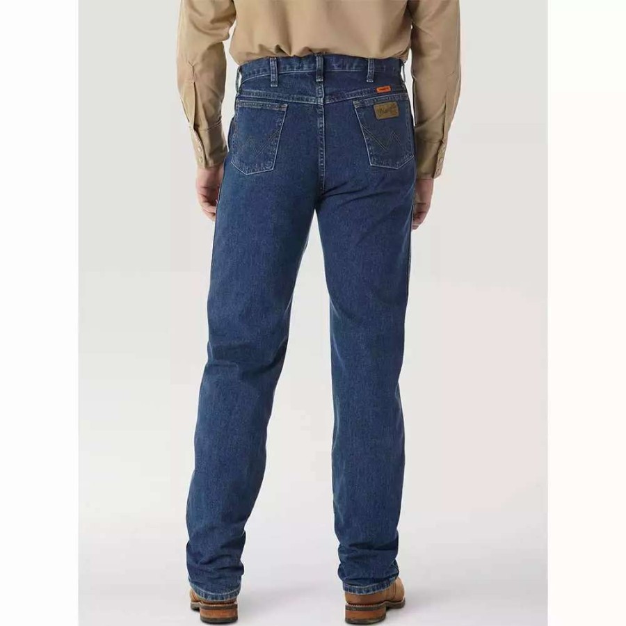 Fr/Work * | Wrangler Mens Fr Original Fit Jeans In Stonewash 10Fr13Mms