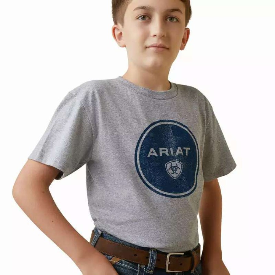 Kids Shirts * | Ariat Boys Worn Around T-Shirt 10044749