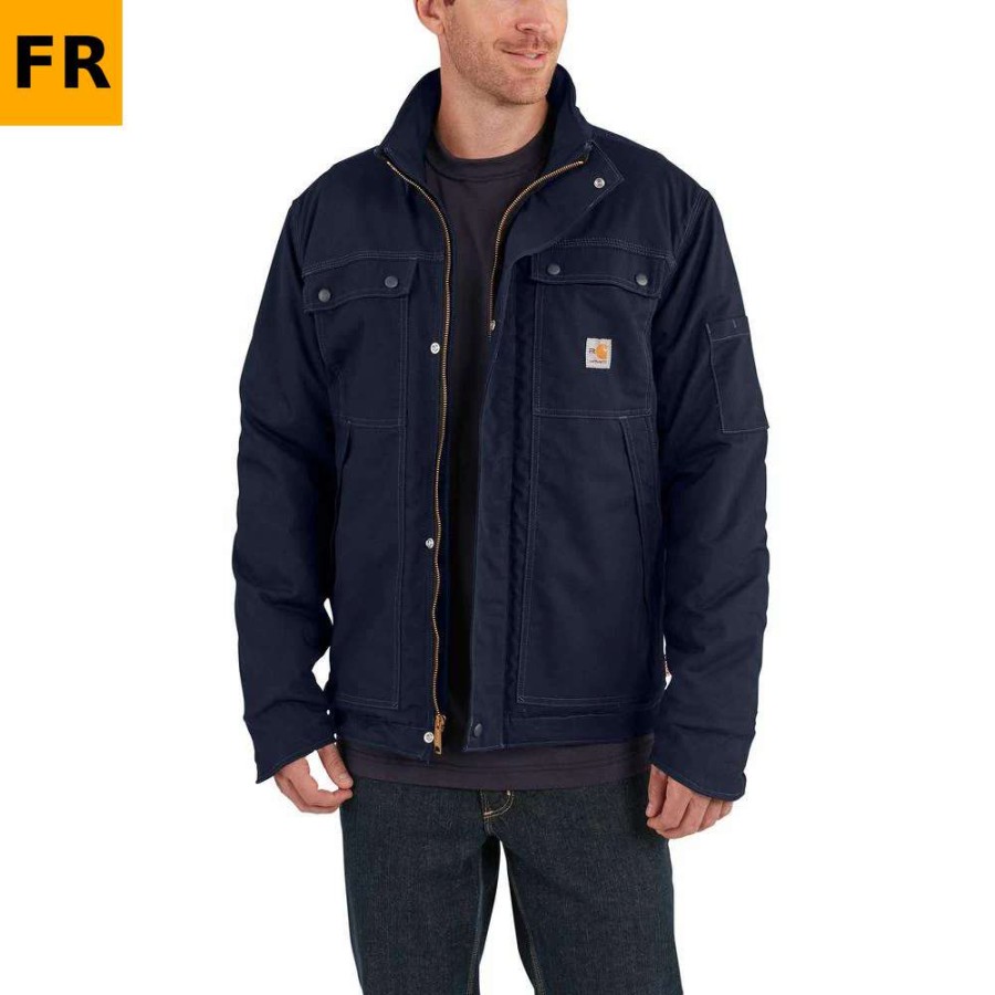 Fr/Work * | Carhartt Mens Fr Full Swing Quick Duck Work Coat 102182-410