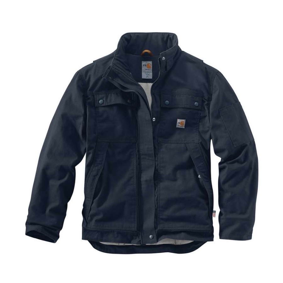 Fr/Work * | Carhartt Mens Fr Full Swing Quick Duck Work Coat 102182-410