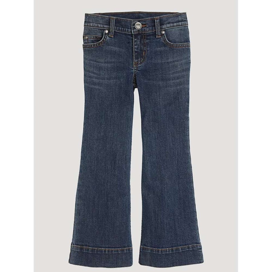 Kids Jeans * | Wrangler Girls Trouser Jeans 09Gwwdi